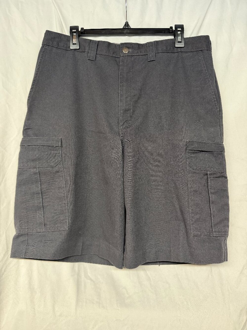 Men's Cargo Work Shorts, Navy, Size 36